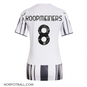 Billige Fotballdrakt Juventus Teun Koopmeiners #8 Replika Hjemmedrakt Dame 2025-26 Kortermet